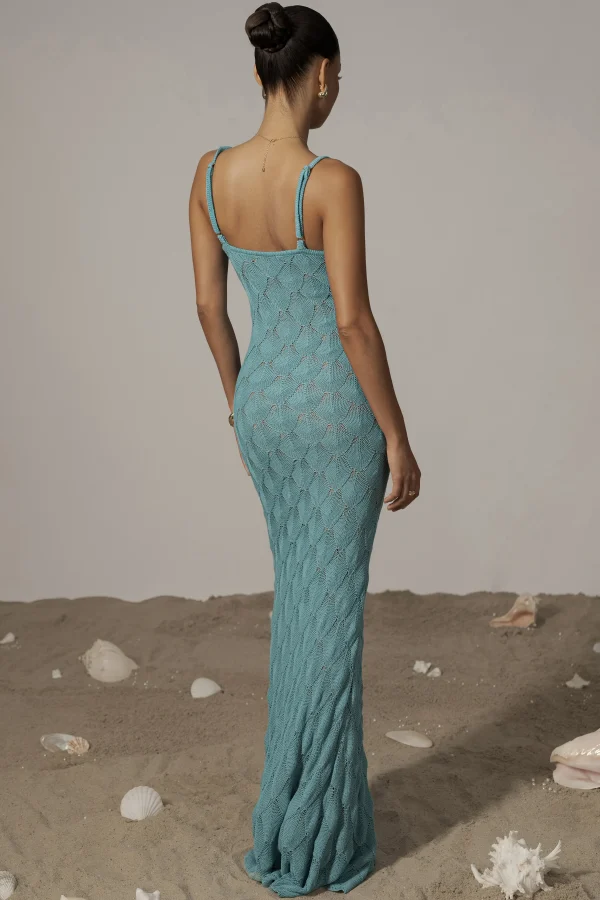 JLUXLABEL Aqua Gabriela Knit Maxi Dress