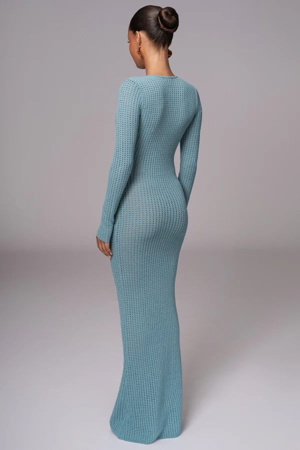 JLUXLABEL Aqua Sol Sweater Knit Dress
