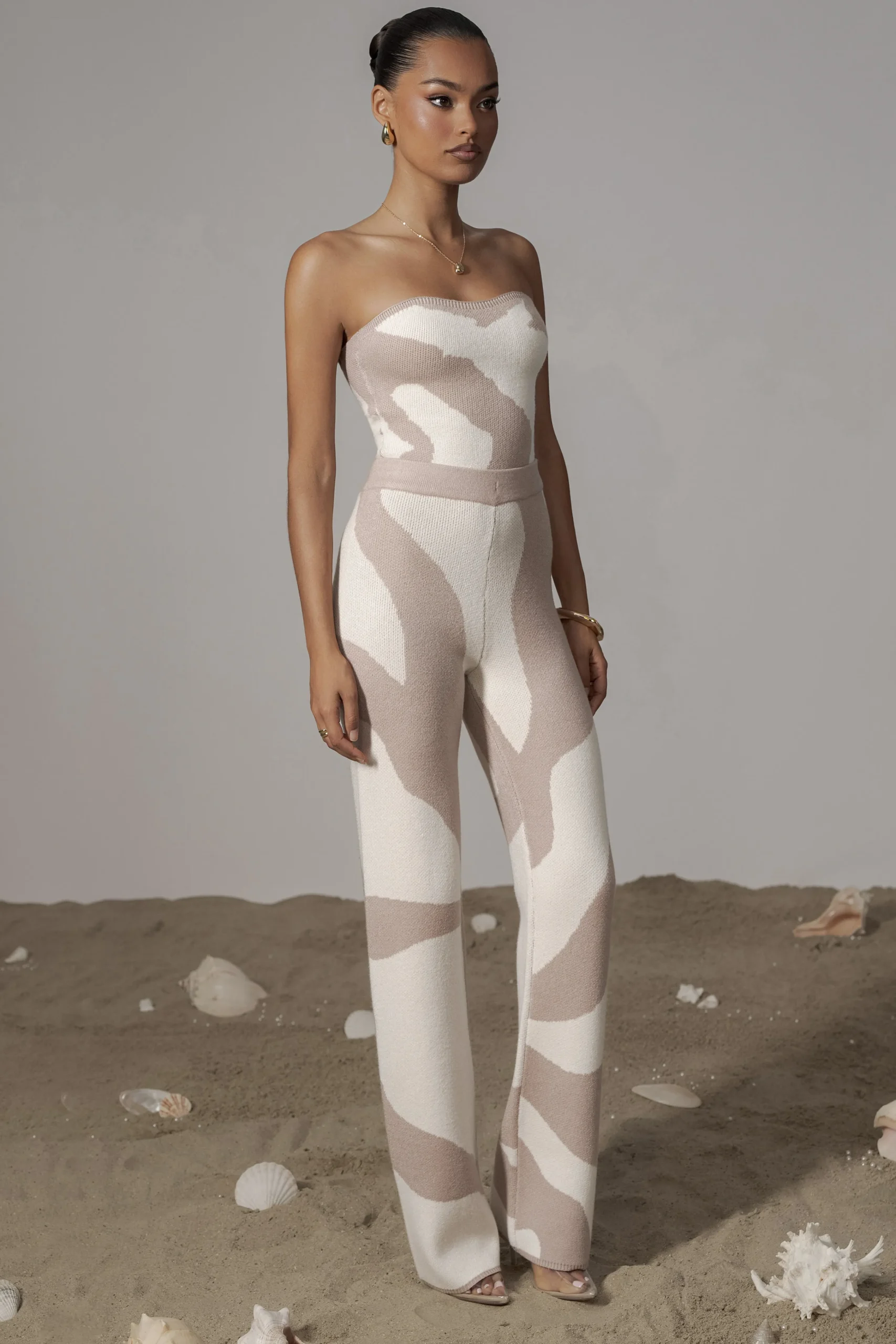 beige_abstract_tiarra_pan_6.webp JLUXLABEL Beige Abstract Tiarra Pants