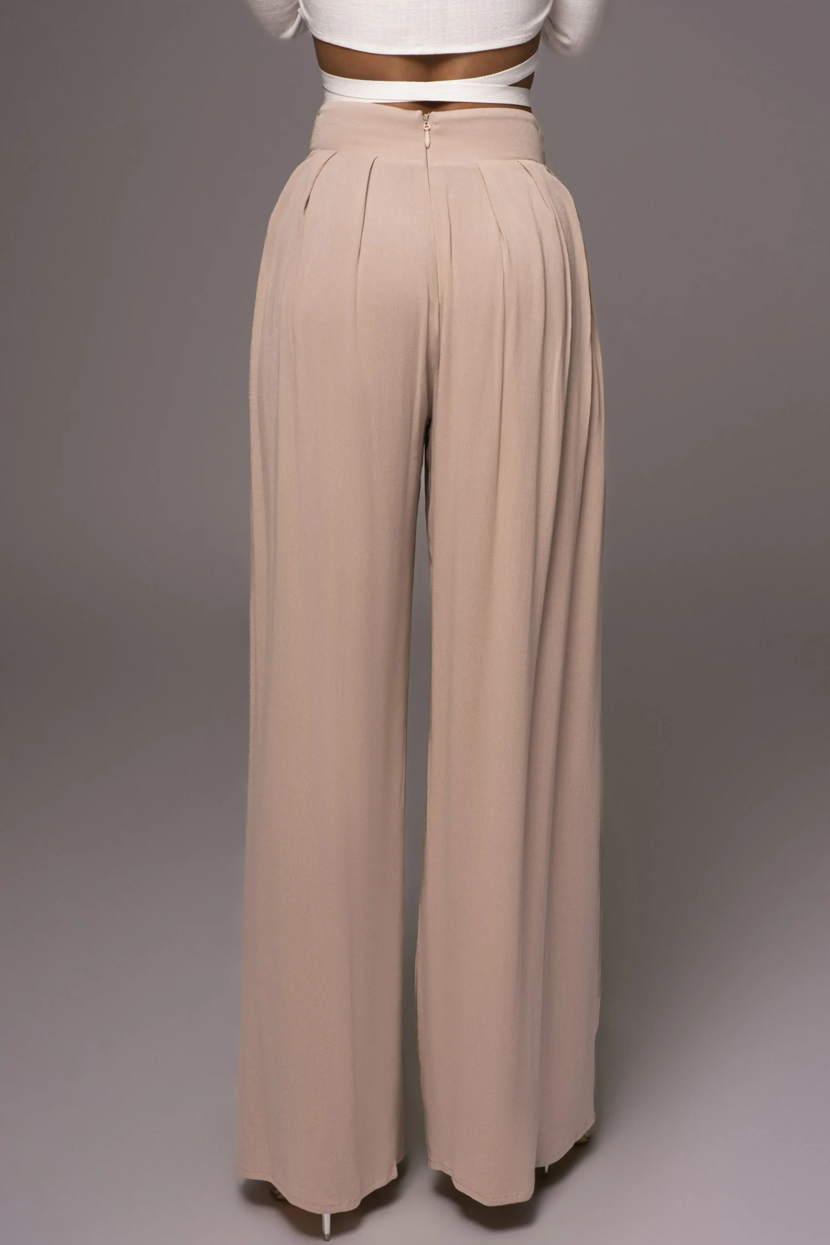 beige_after_sunset_pleate_19.webp JLUXLABEL Beige After Sunset Pleated Pants