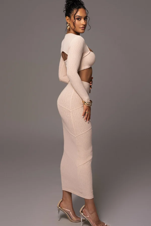 JLUXLABEL Beige All About You Skirt Set