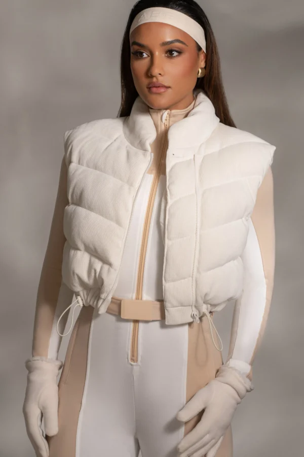 JLUXLABEL Beige Arctic Rush Ski Suit