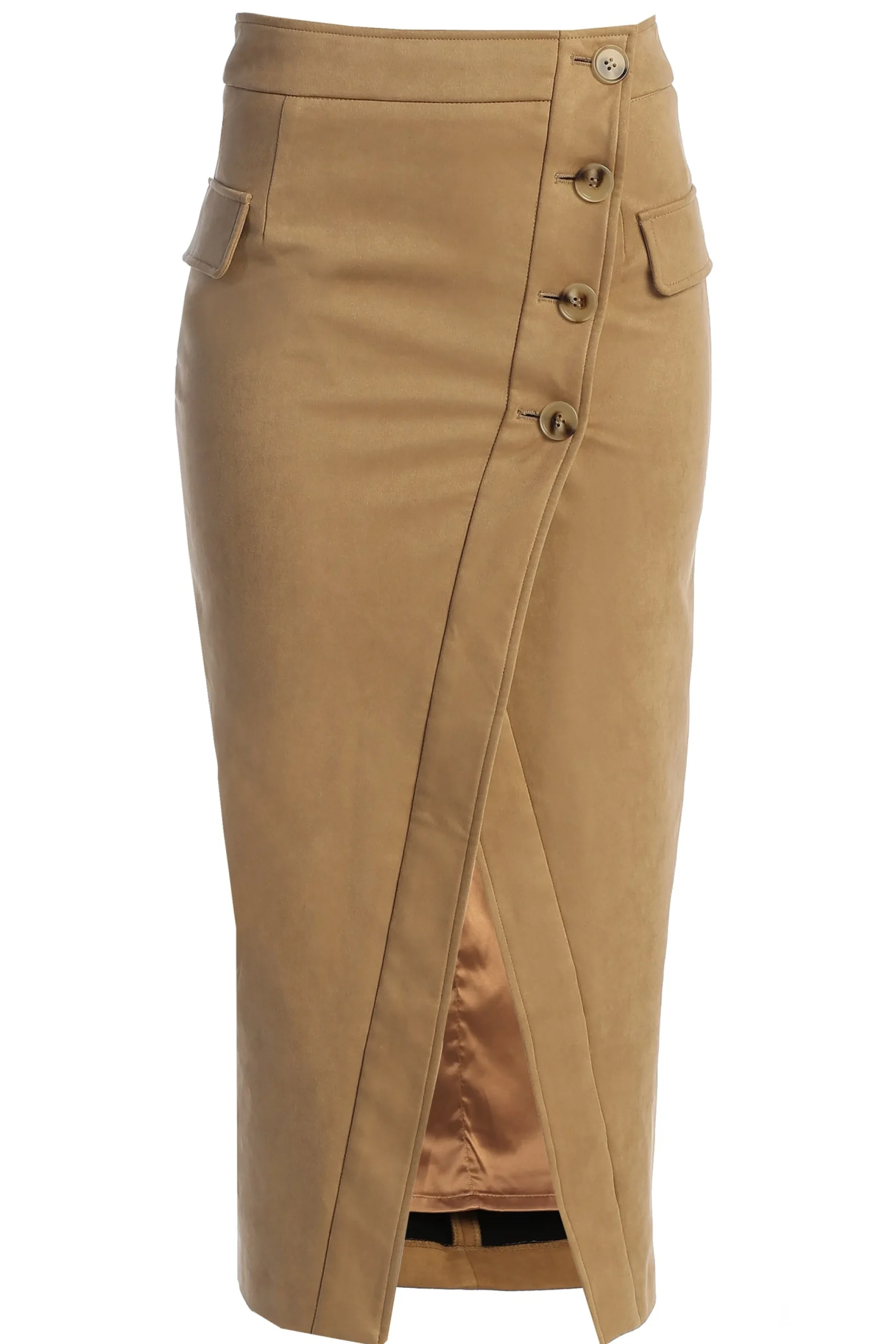 beige_audrey_suede_midi_s_0.webp JLUXLABEL Beige Audrey Suede Midi Skirt