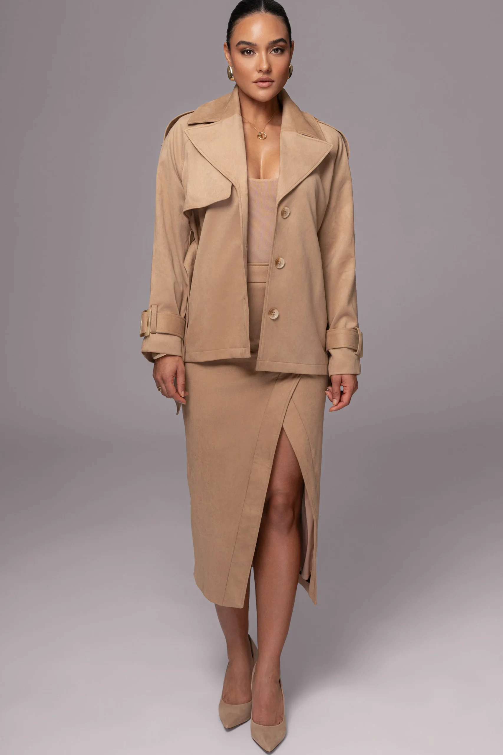 beige_audrey_suede_midi_s_3.webp JLUXLABEL Beige Audrey Suede Midi Skirt