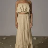 JLUXLABEL Beige By The Sea Skirt Set