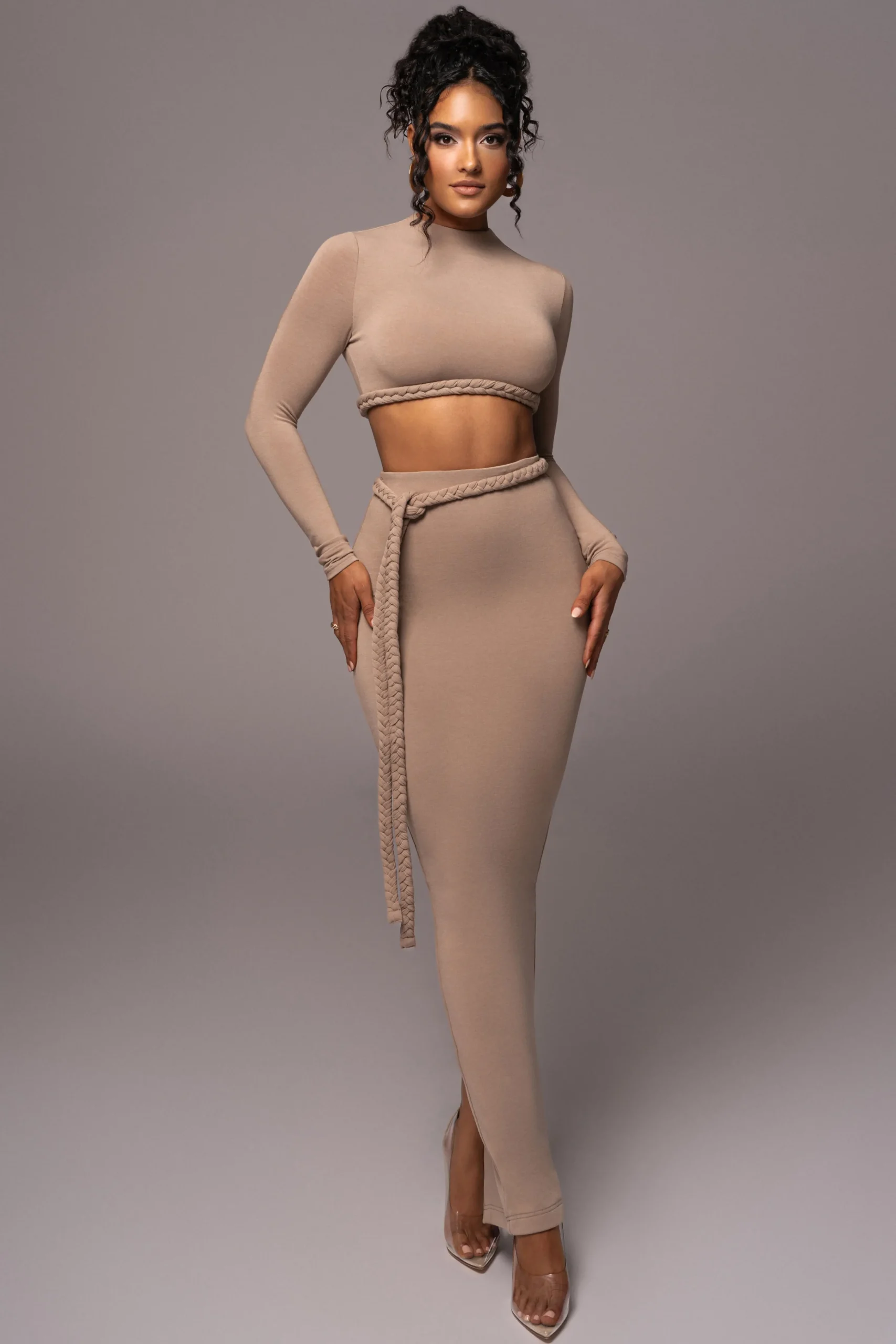 beige_city_love_twopiece__3.webp JLUXLABEL Beige City Love Two-Piece Skirt Set
