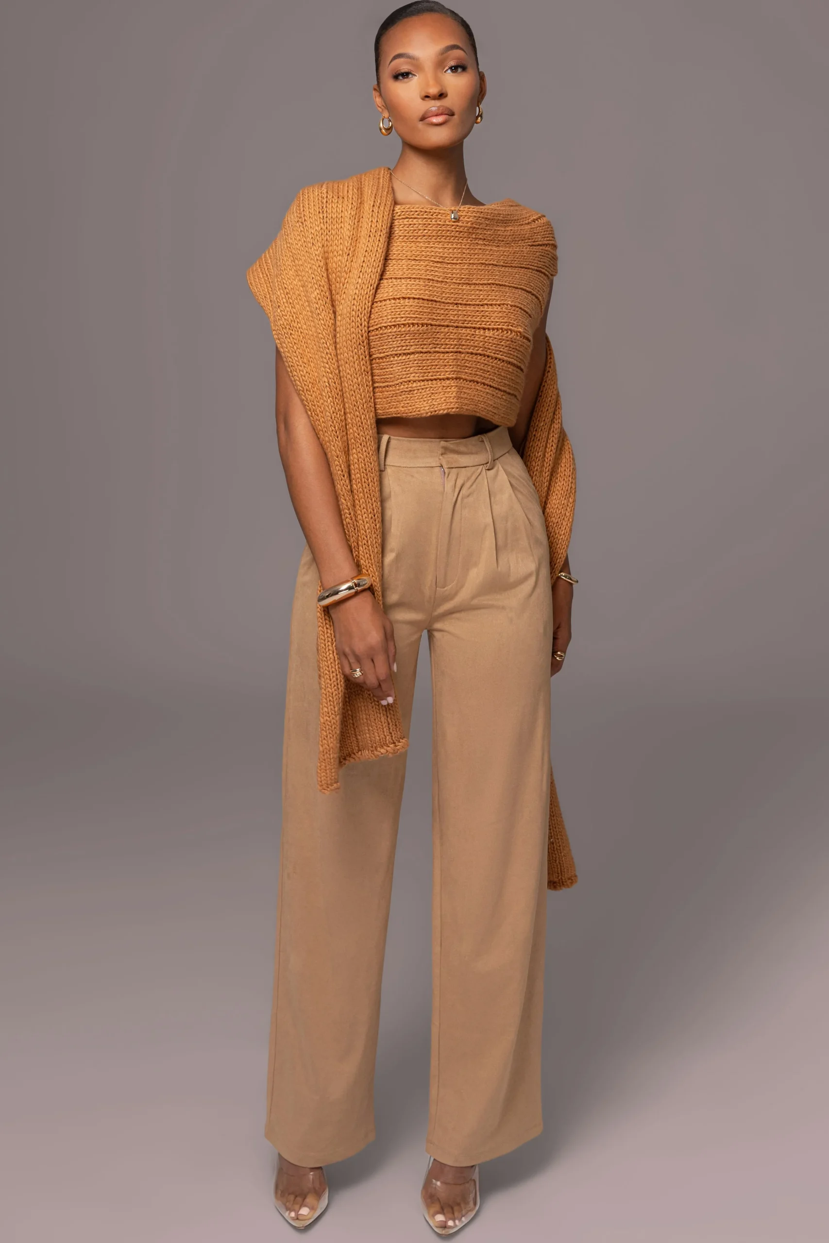 beige_classic_high_rise_t_2.webp JLUXLABEL Beige Classic High Rise Trousers