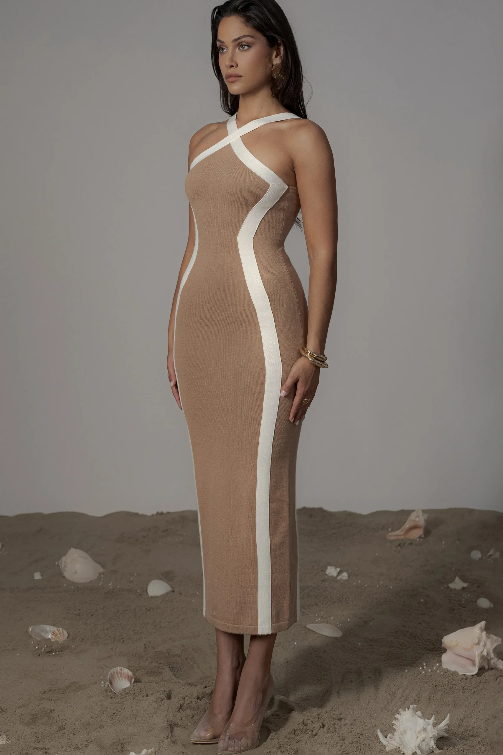 beige_fabiola_contrast_ma_7.webp JLUXLABEL Beige Fabiola Contrast Maxi Dress