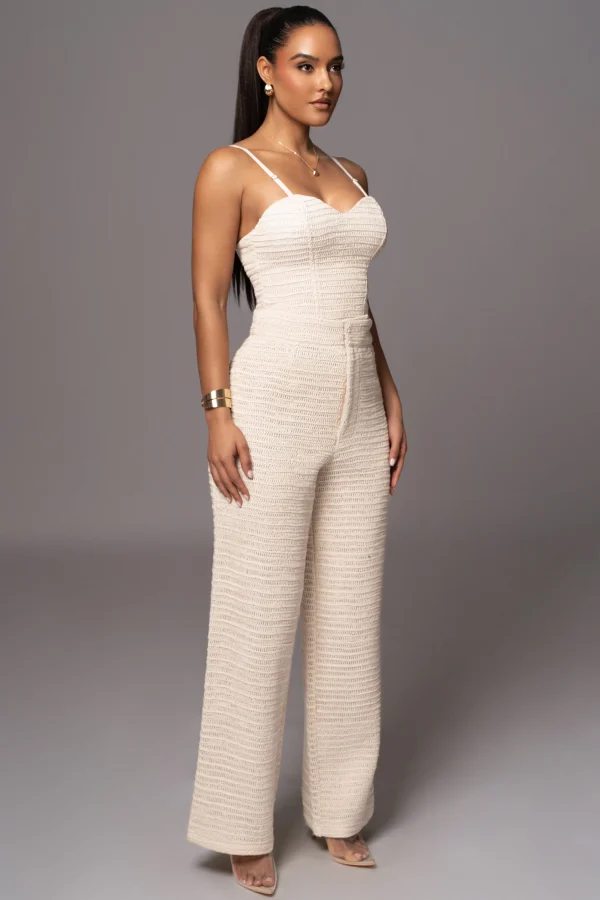 JLUXLABEL Beige Francine Pants