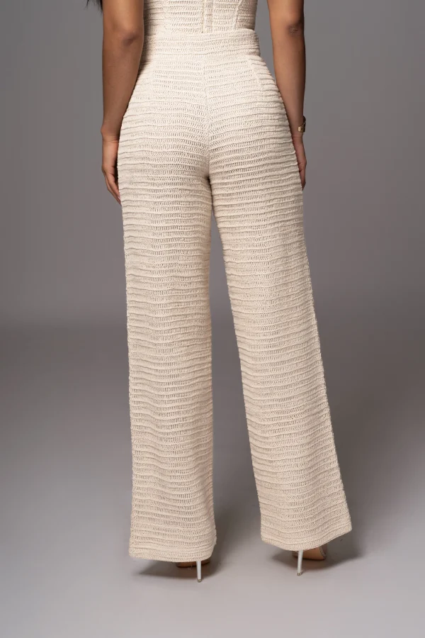 JLUXLABEL Beige Francine Pants