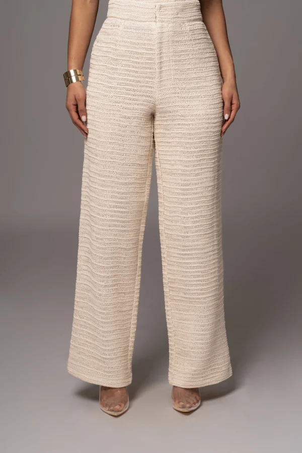 JLUXLABEL Beige Francine Pants