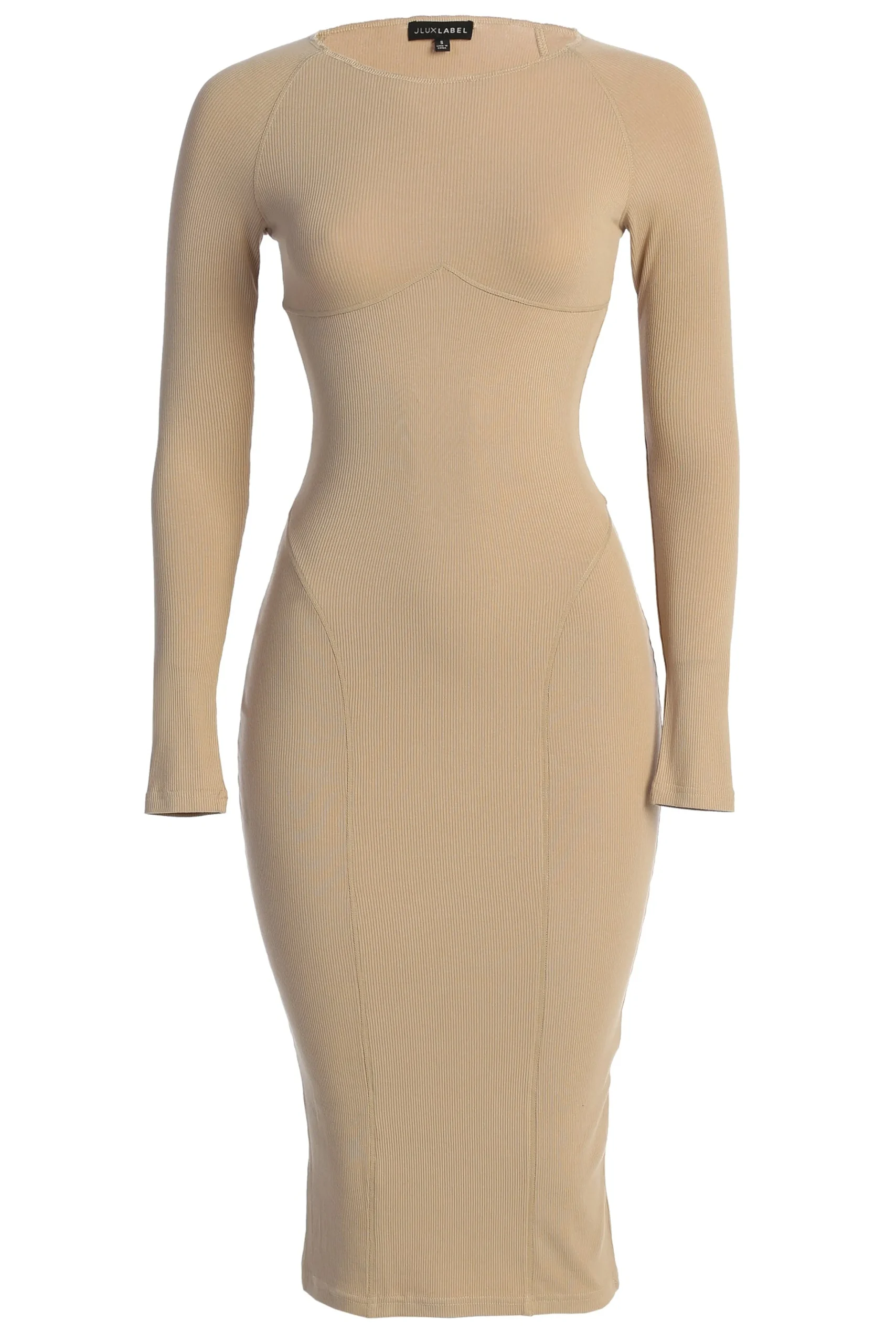 beige_high_expectations_m_3.webp JLUXLABEL Beige High Expectations Midi Dress