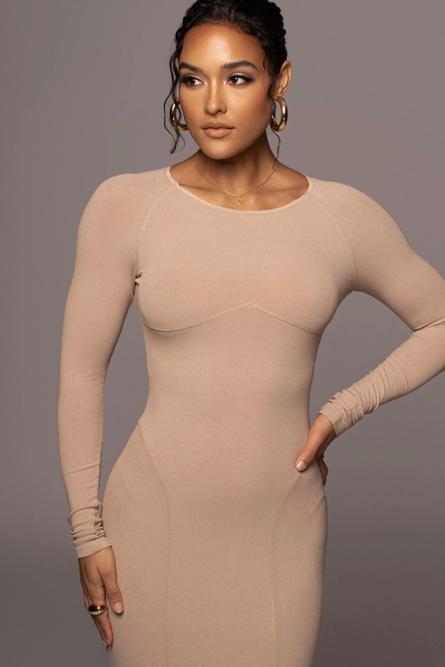 beige_high_expectations_m_5.webp JLUXLABEL Beige High Expectations Midi Dress