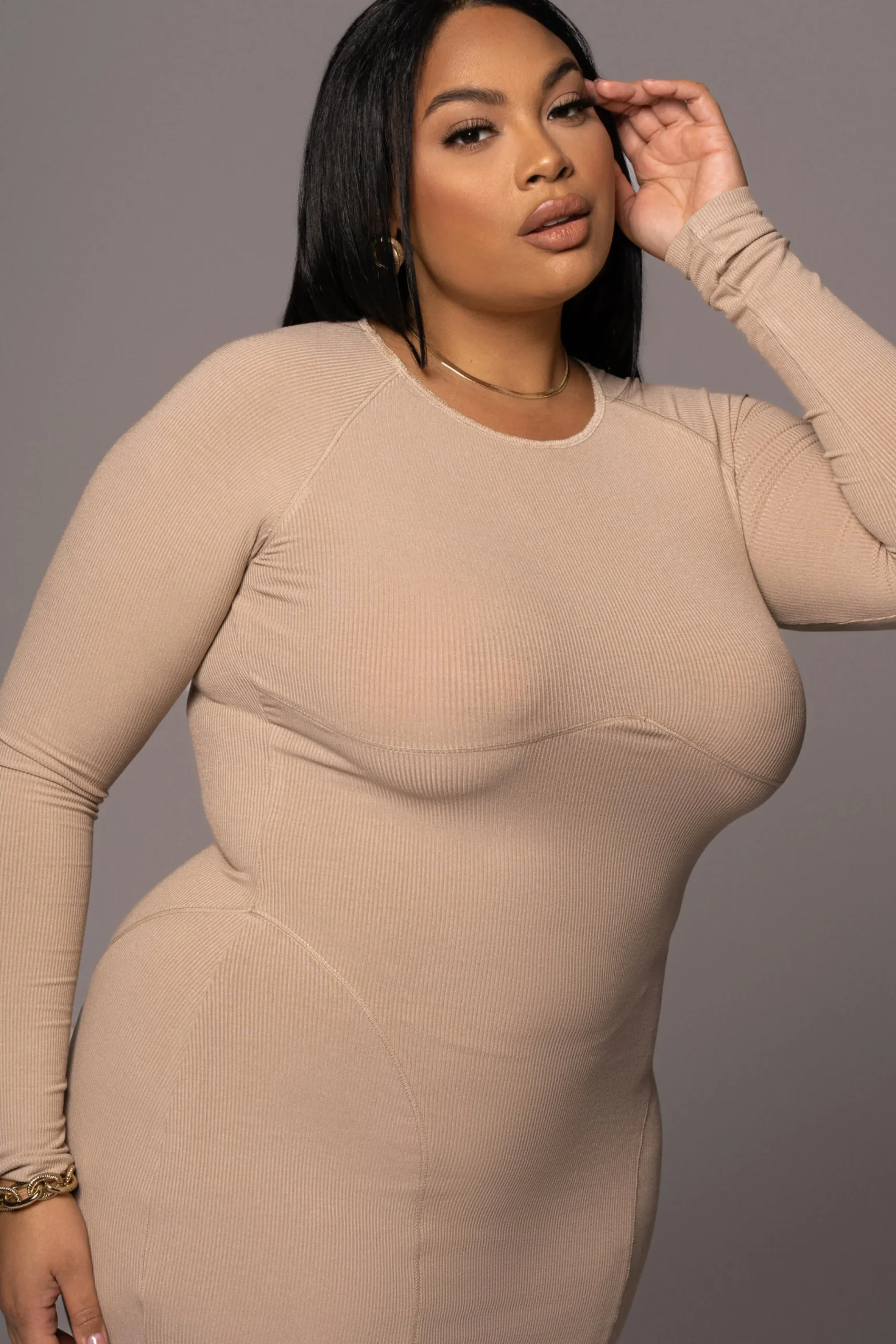 beige_high_expectations_m_7.webp JLUXLABEL Beige High Expectations Midi Dress