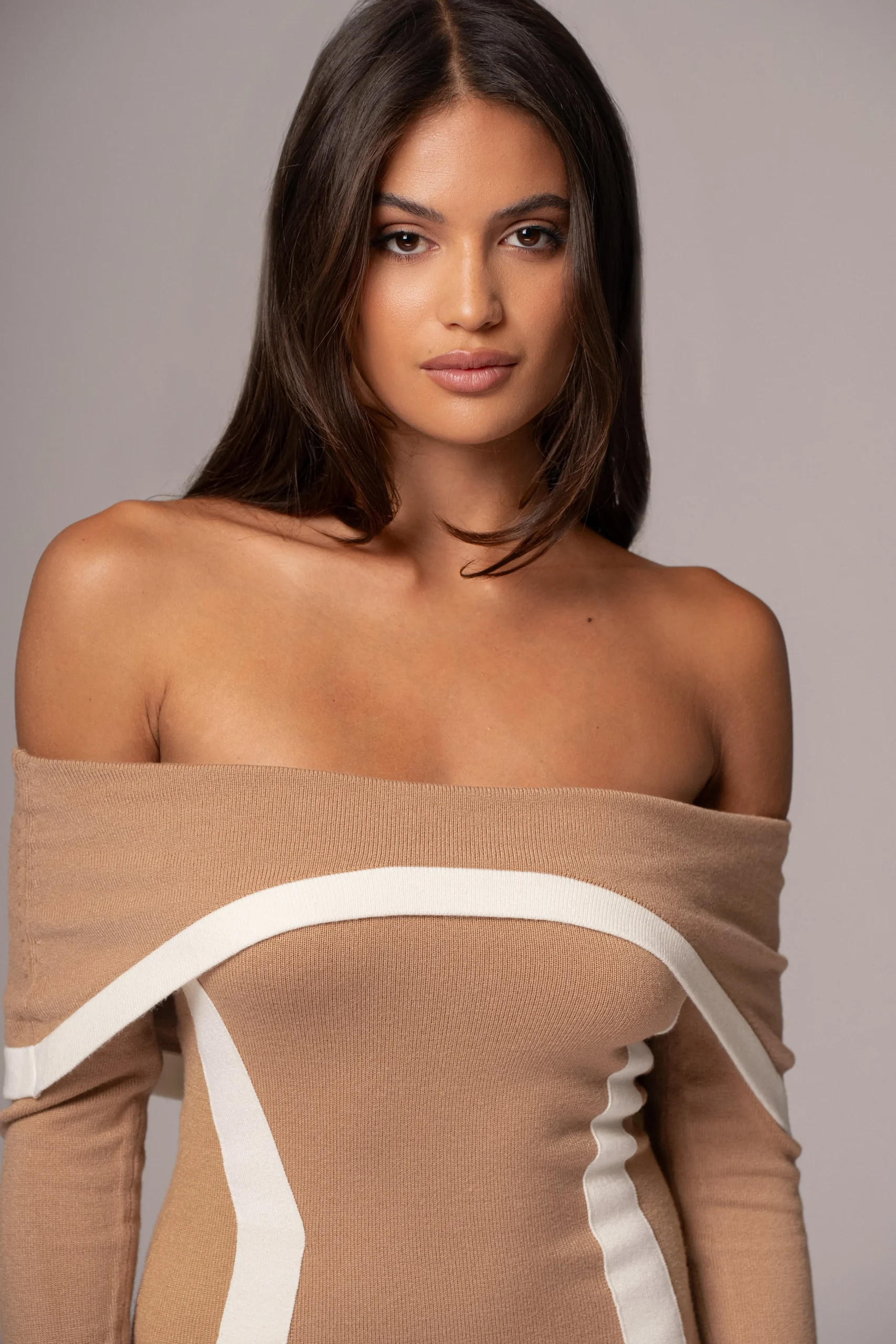 beige_janet_off_shoulder__3.webp JLUXLABEL Beige Janet Off Shoulder Maxi Dress