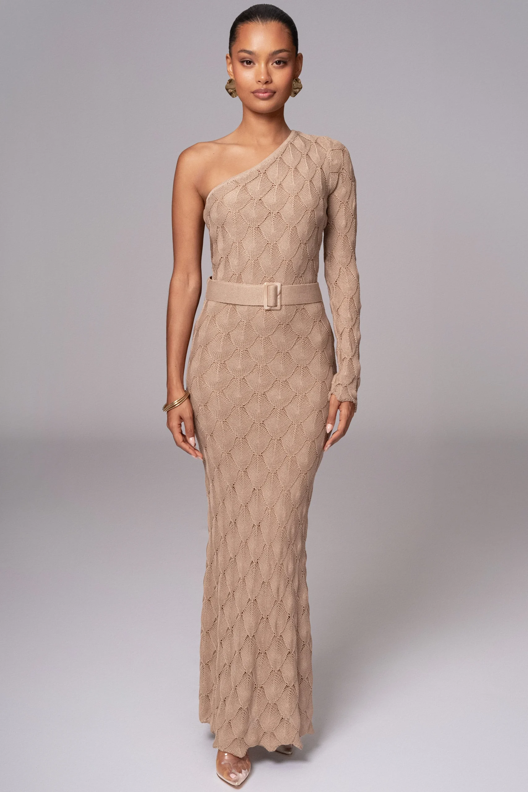 beige_la_costa_one_should_1.webp JLUXLABEL Beige La Costa One Shoulder Dress