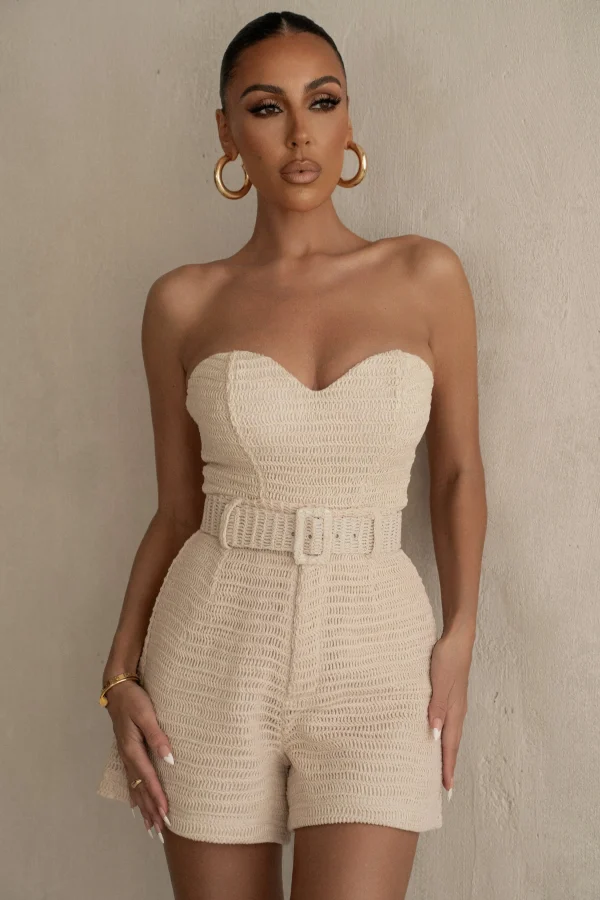 JLUXLABEL Beige Lila Bustier
