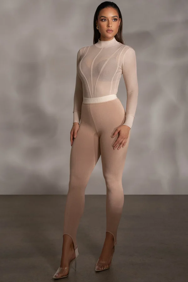 JLUXLABEL Beige Marlow Leggings