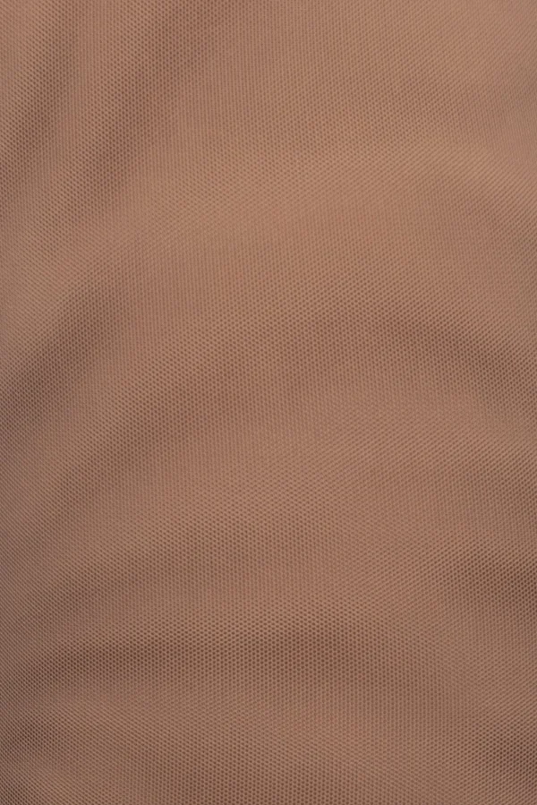 JLUXLABEL Beige Mesh Essentials Tank Bodysuit Undergarment