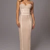JLUXLABEL Beige Miles Skirt