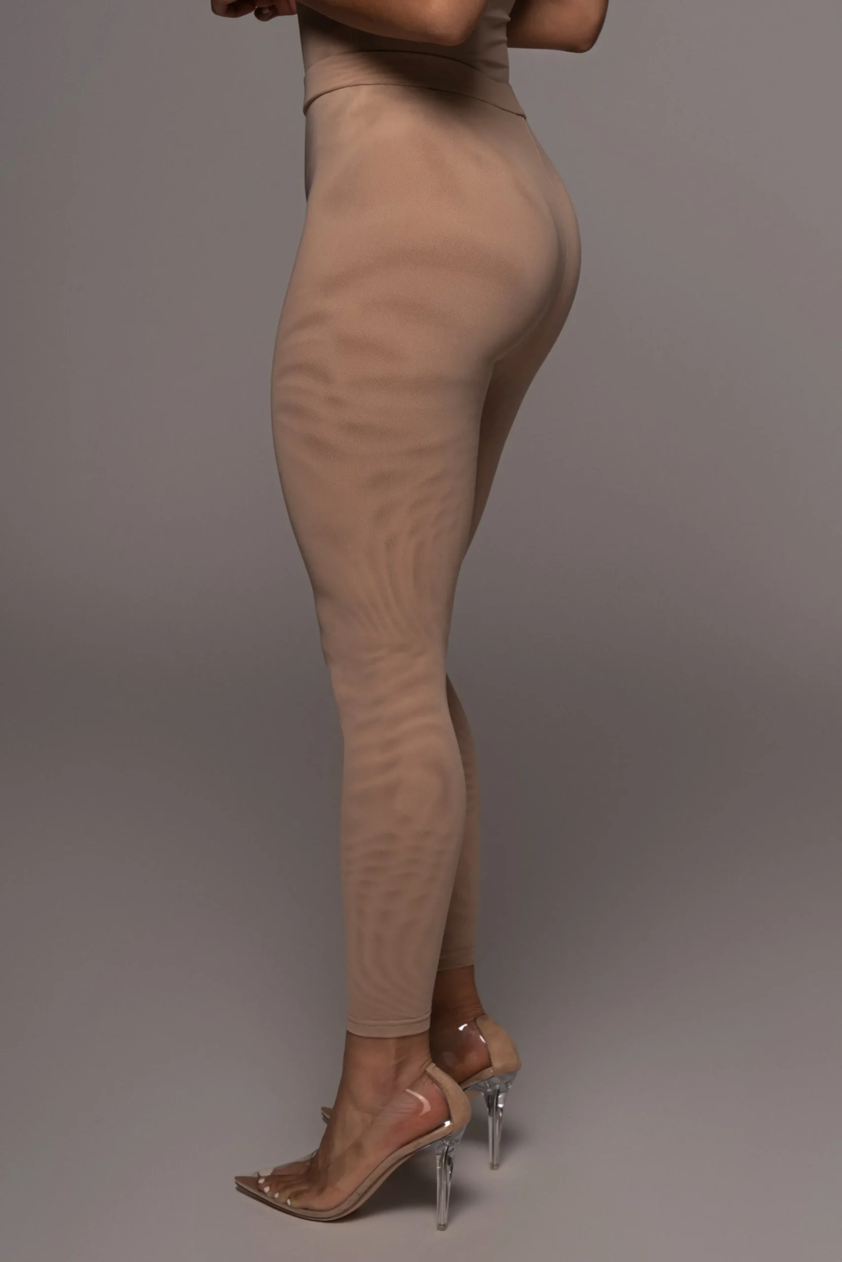 beige_nina_mesh_pants_5.webp JLUXLABEL Beige Nina Mesh Pants