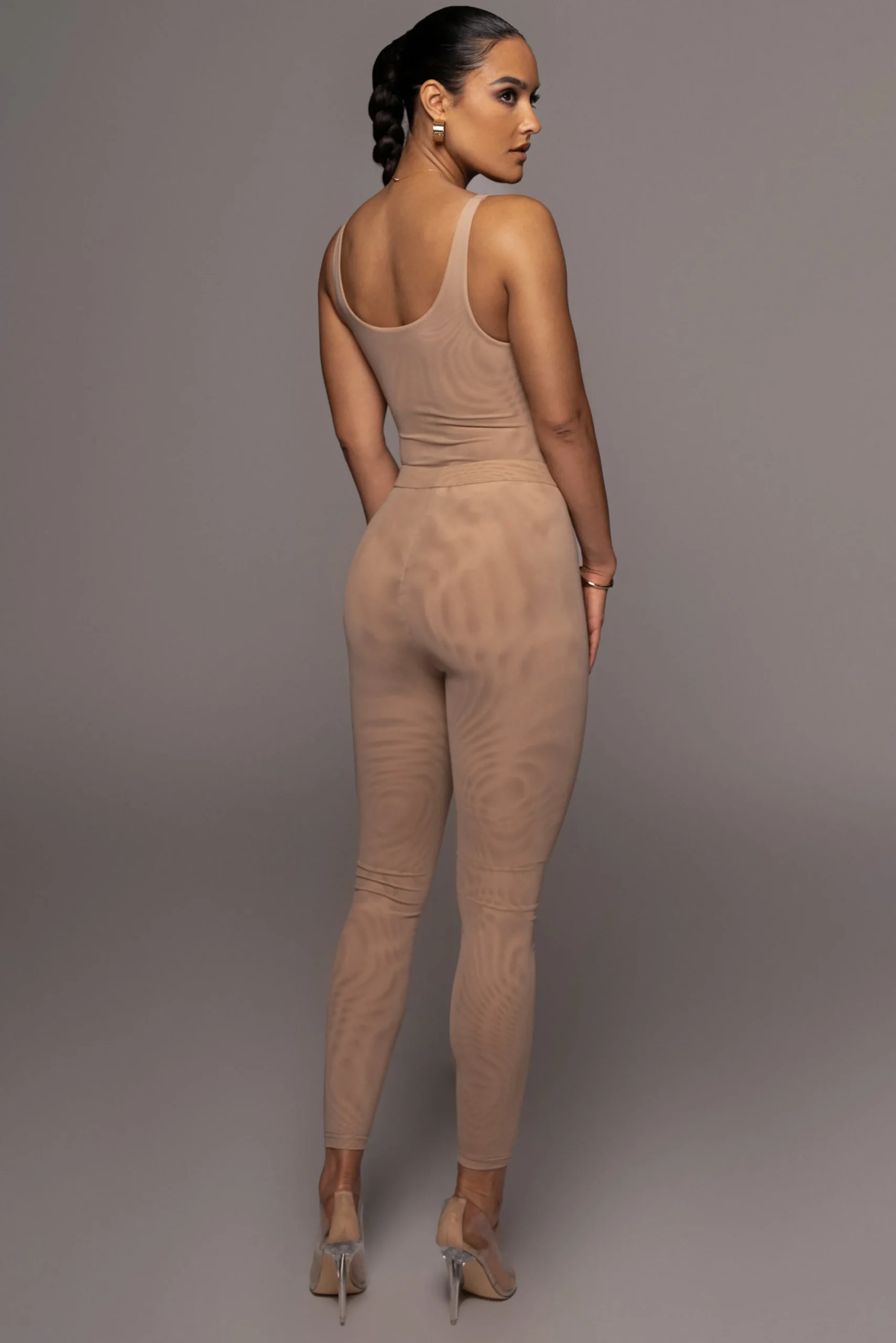 beige_nina_mesh_pants_6.webp JLUXLABEL Beige Nina Mesh Pants