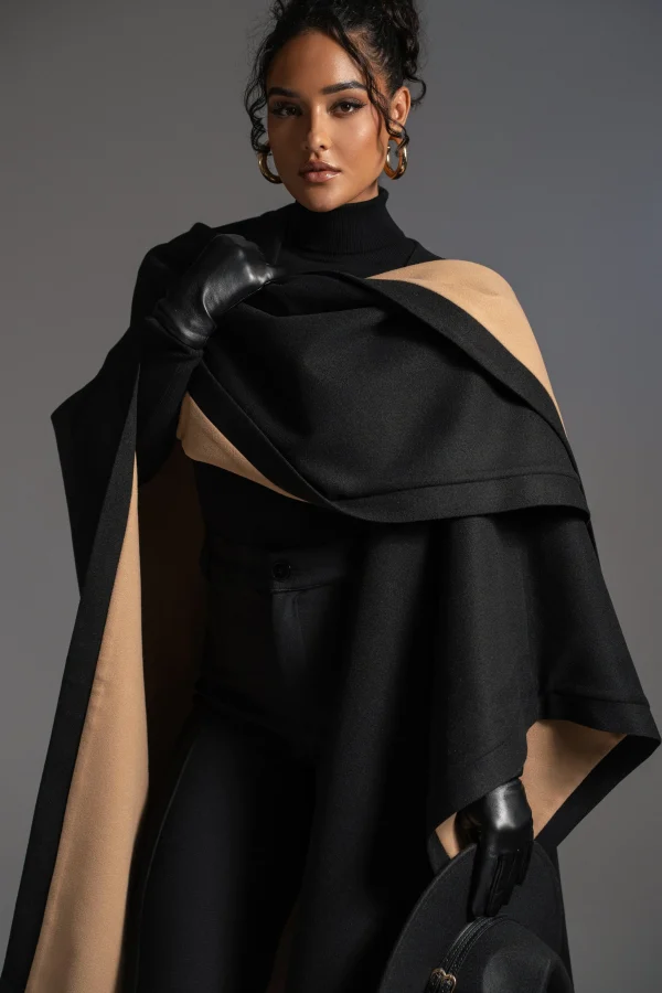 JLUXLABEL Beige Park City Reversible Shawl