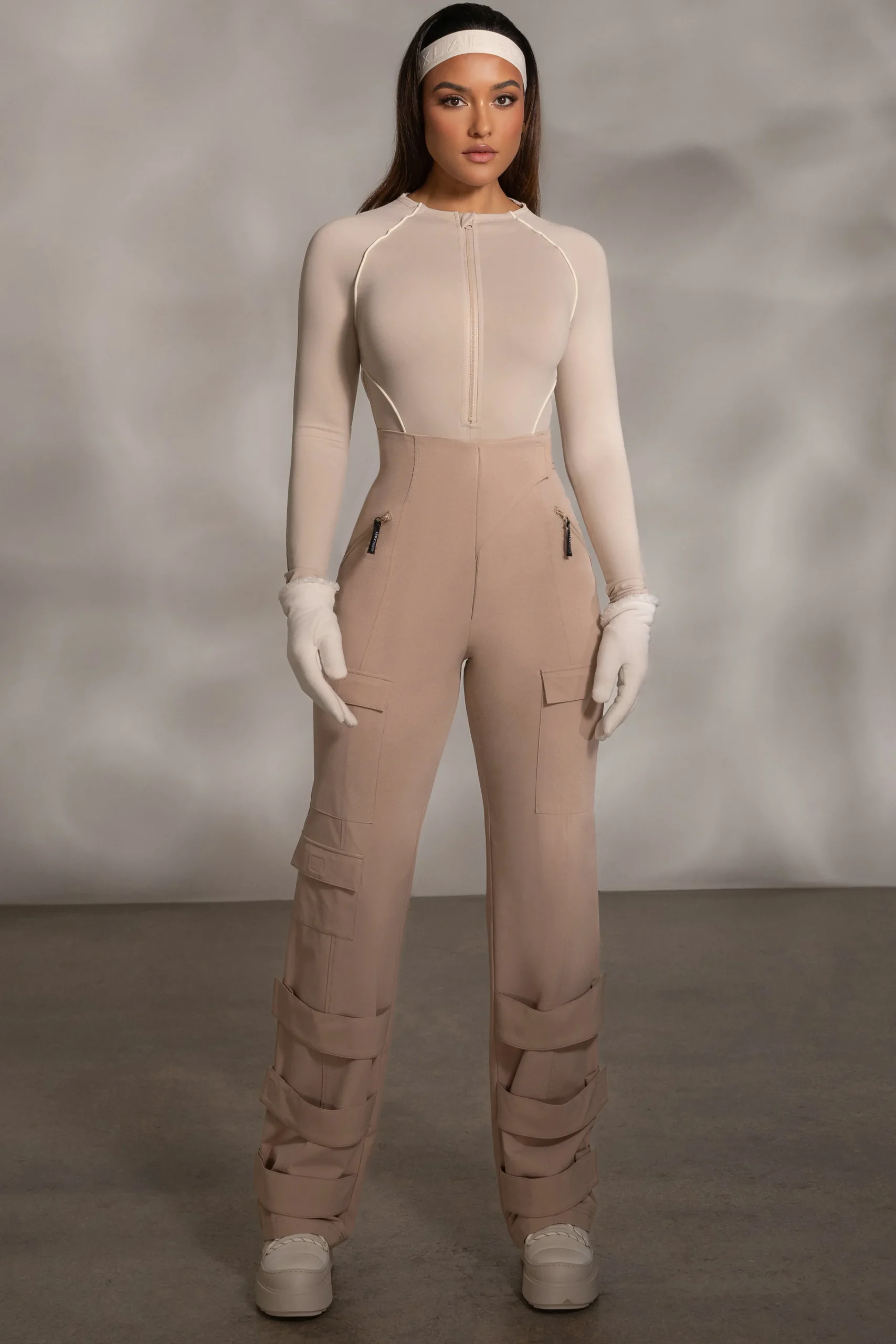 beige_rise_up_zip_front_b_3.webp JLUXLABEL Beige Rise Up Zip Front Bodysuit