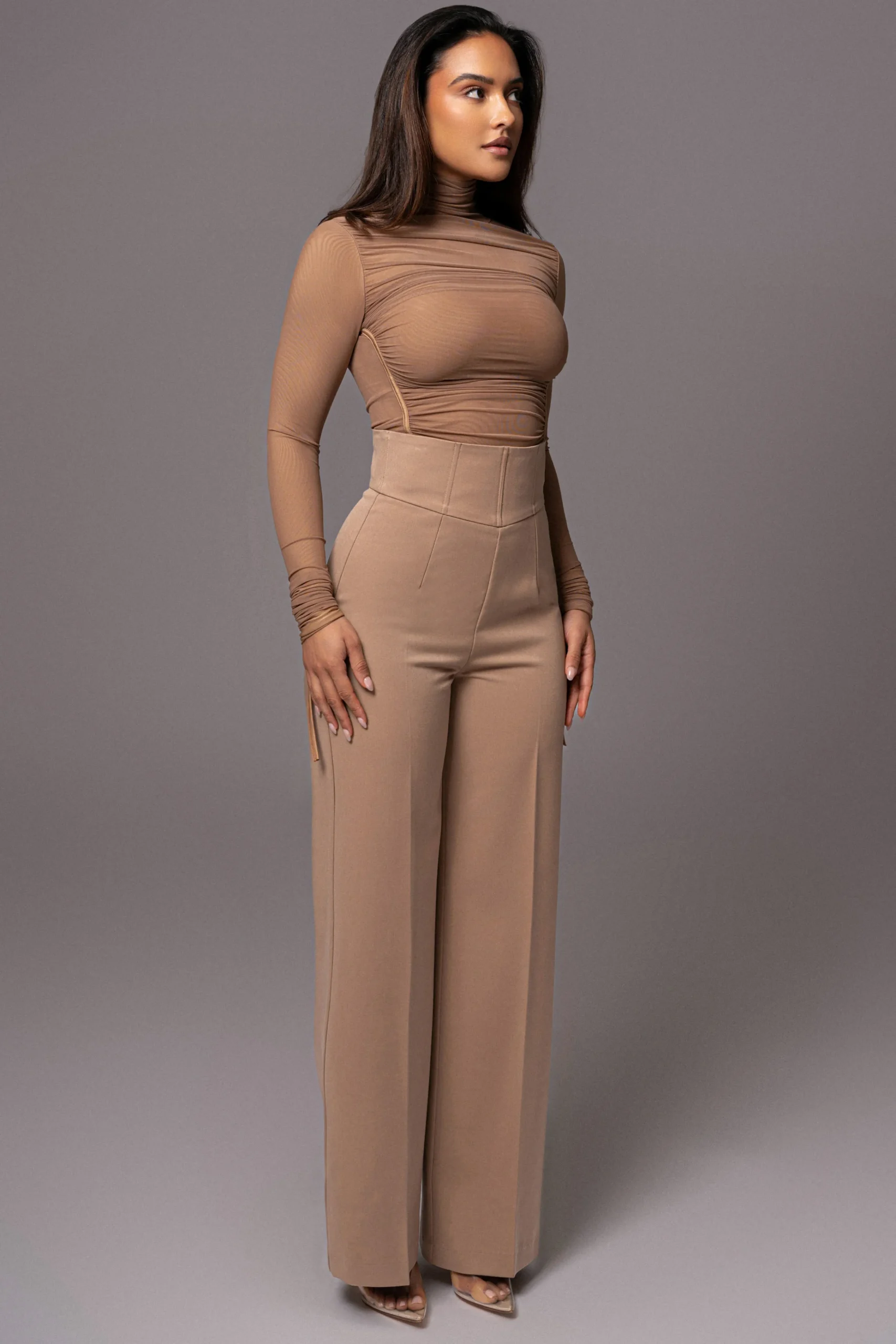 beige_santiana_turtleneck_5.webp JLUXLABEL Beige Santiana Turtleneck Top