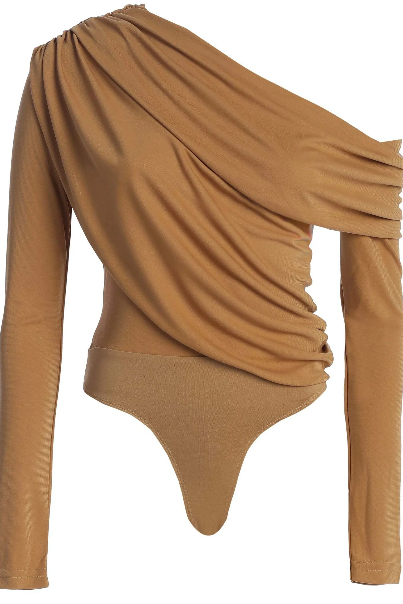 beige_ultra_high_neck_bod_0.webp JLUXLABEL Beige Ultra High Neck Bodysuit