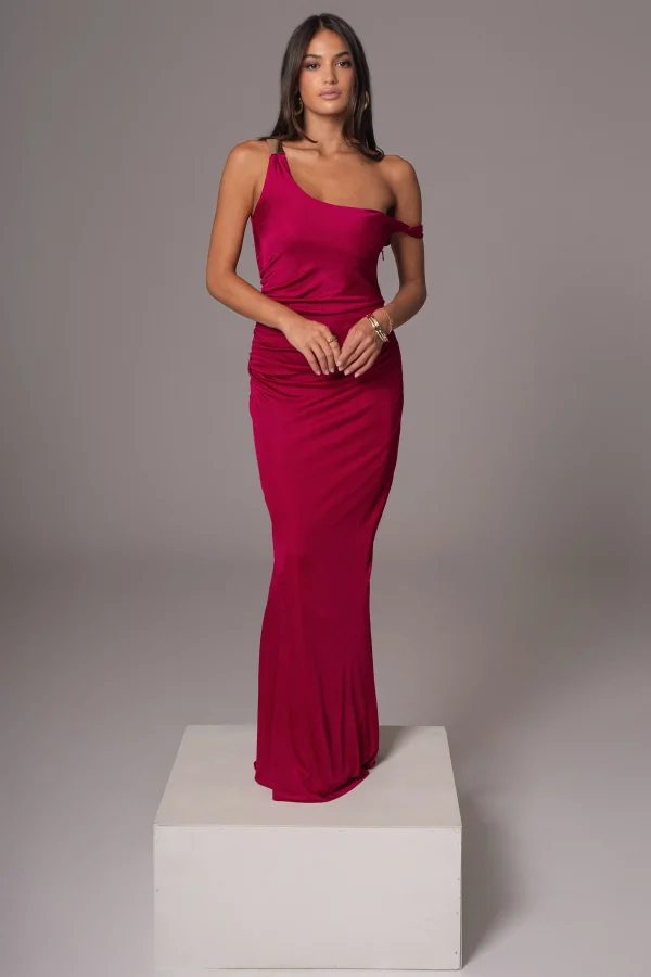 JLUXLABEL Berry Birthday Maxi Dress