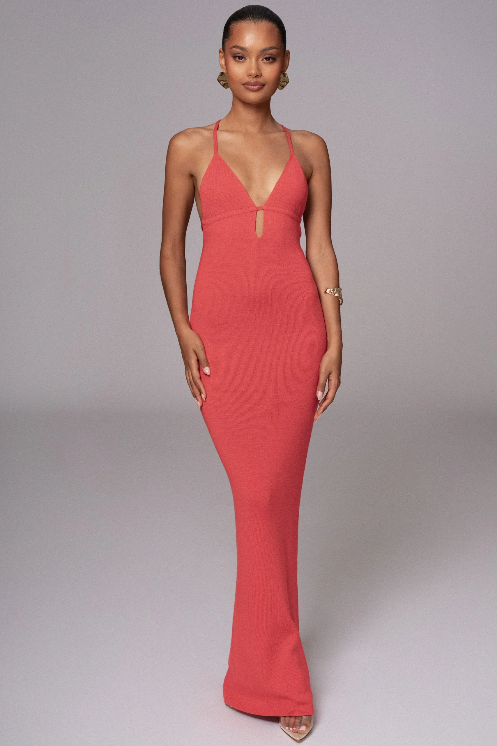 berry_sun_rays_knit_maxi__2.webp JLUXLABEL Berry Sun Rays Knit Maxi Dress