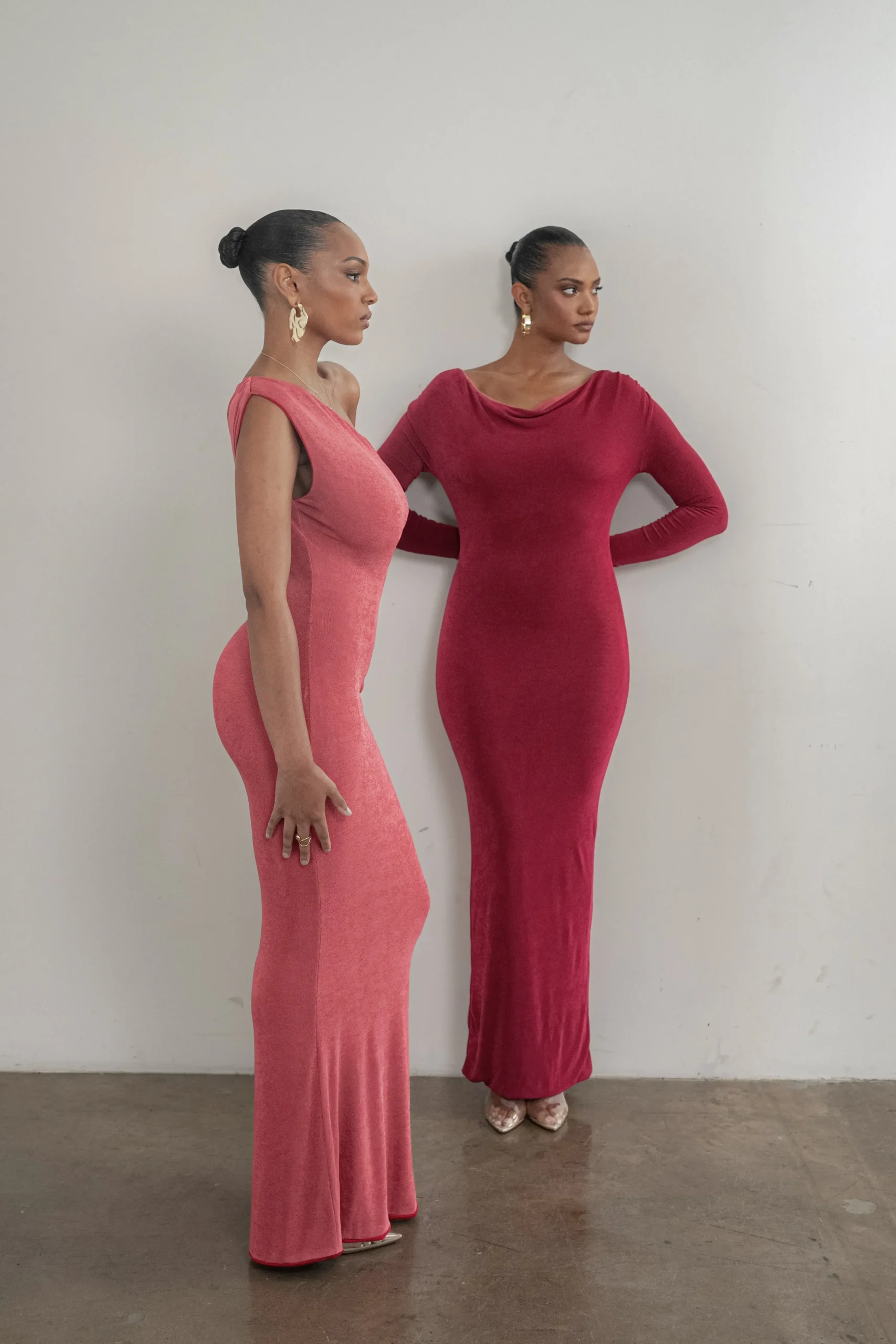 berryred_classic_elegance_17.webp JLUXLABEL Berry/Red Classic Elegance Reversible Maxi Dress