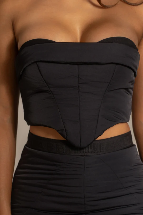 JLUXLABEL Black Addyson Skirt Set