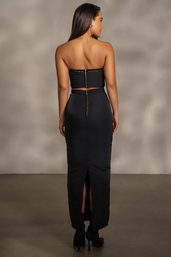 JLUXLABEL Black Addyson Skirt Set