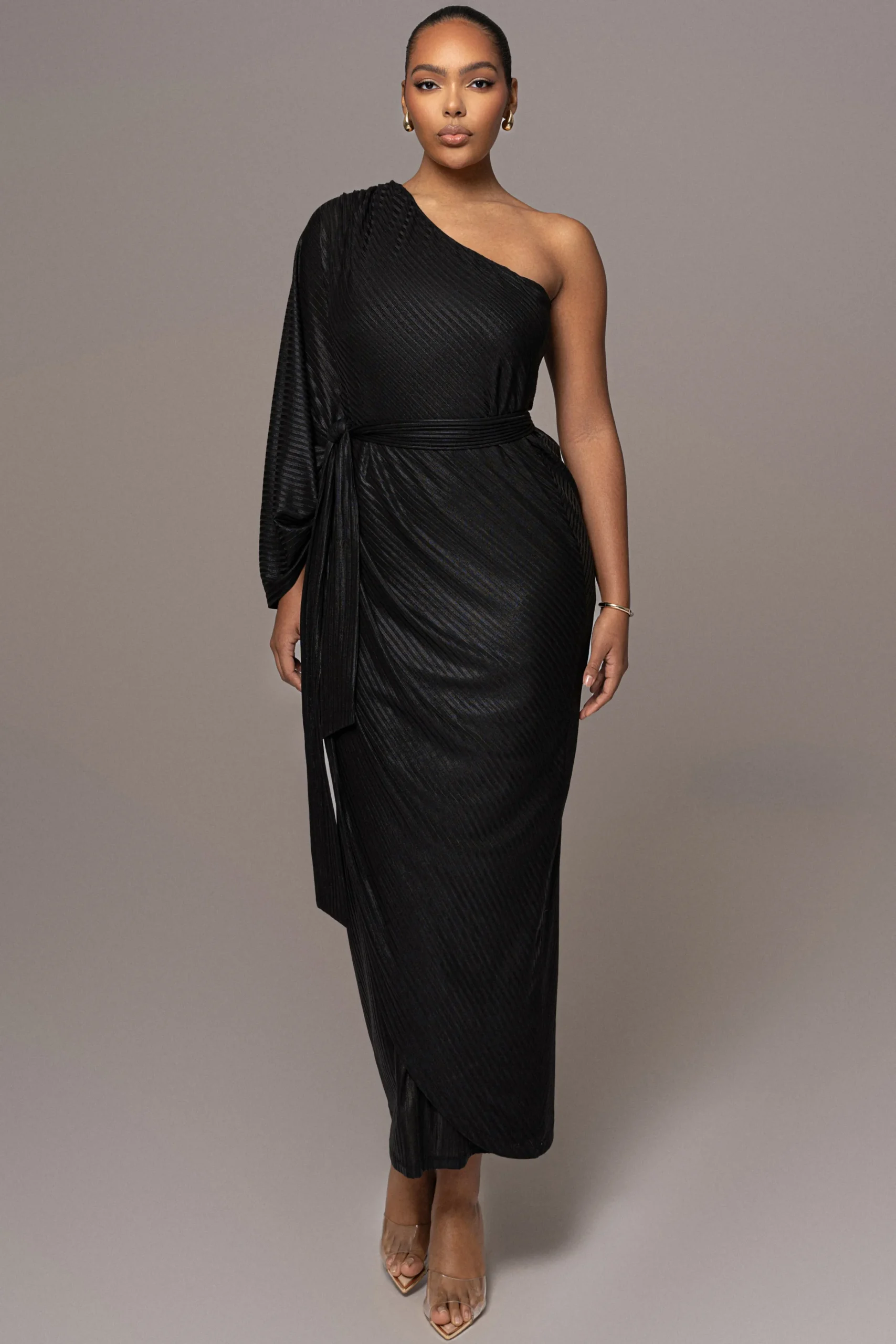 black_amina_metallic_maxi_0.webp JLUXLABEL Black Amina Metallic Maxi Dress