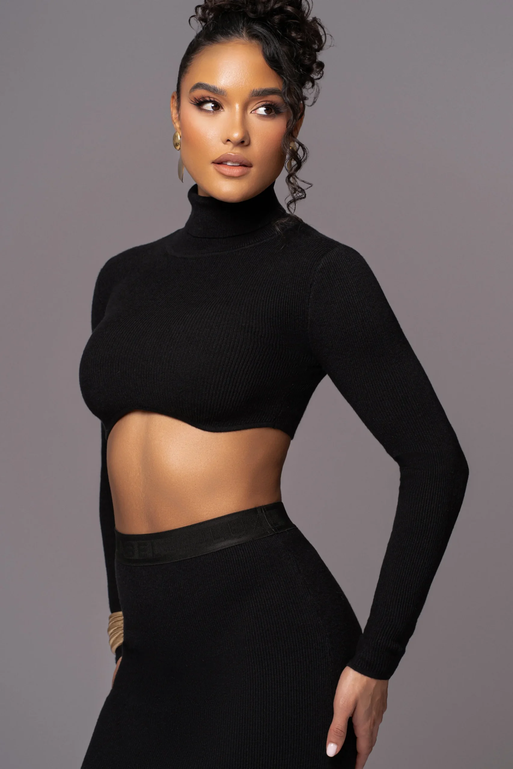 black_anise_ribbed_skirt__10.webp JLUXLABEL Black Anise Ribbed Skirt Set