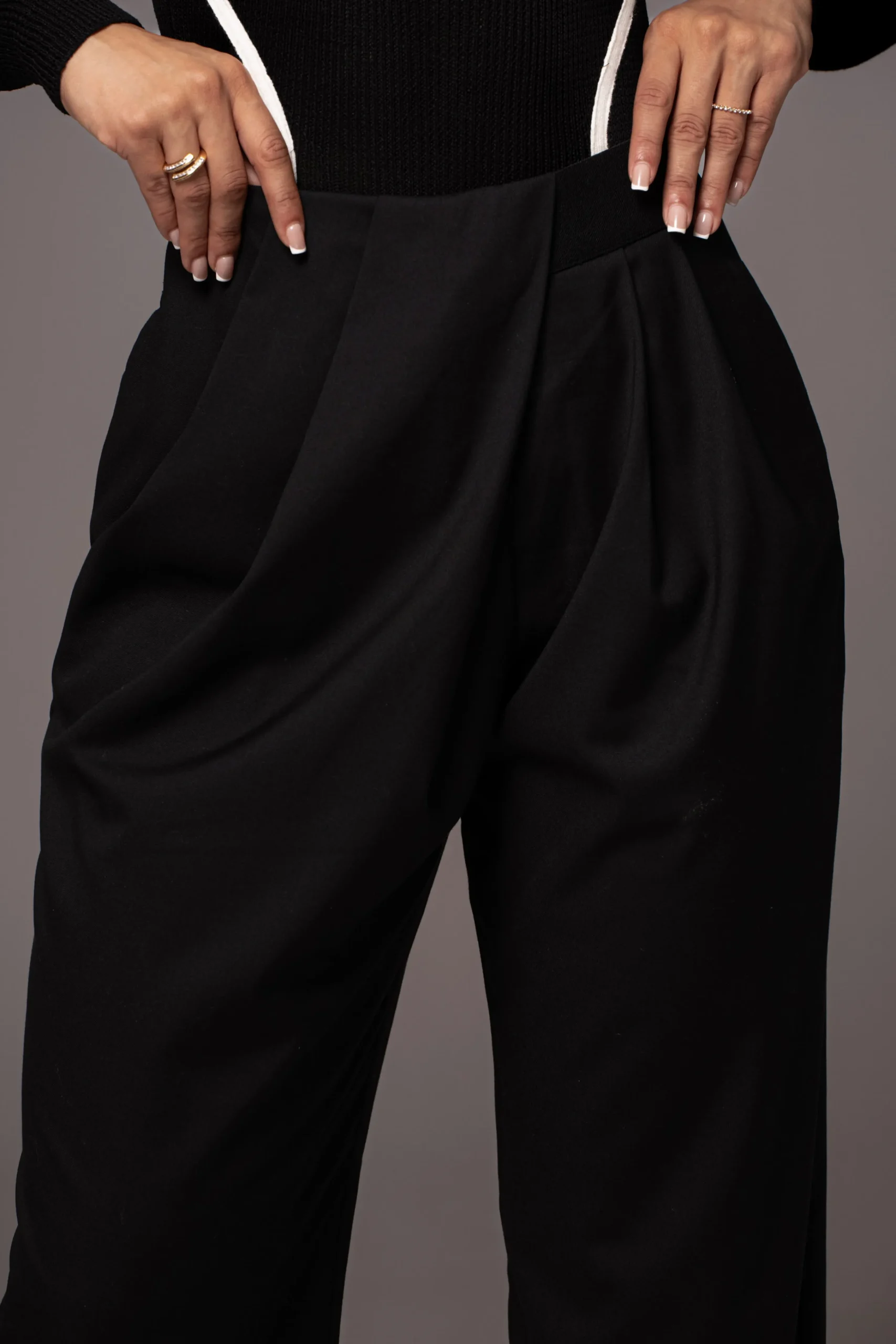 black_asymmetrical_draped_18.webp JLUXLABEL Black Asymmetrical Draped Trousers