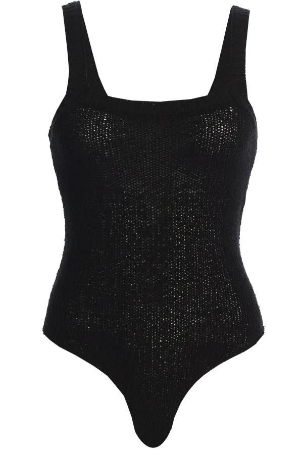 JLUXLABEL Black At Ease Tank Bodysuit