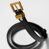 JLUXLABEL Black Bonnie Buckle Belt
