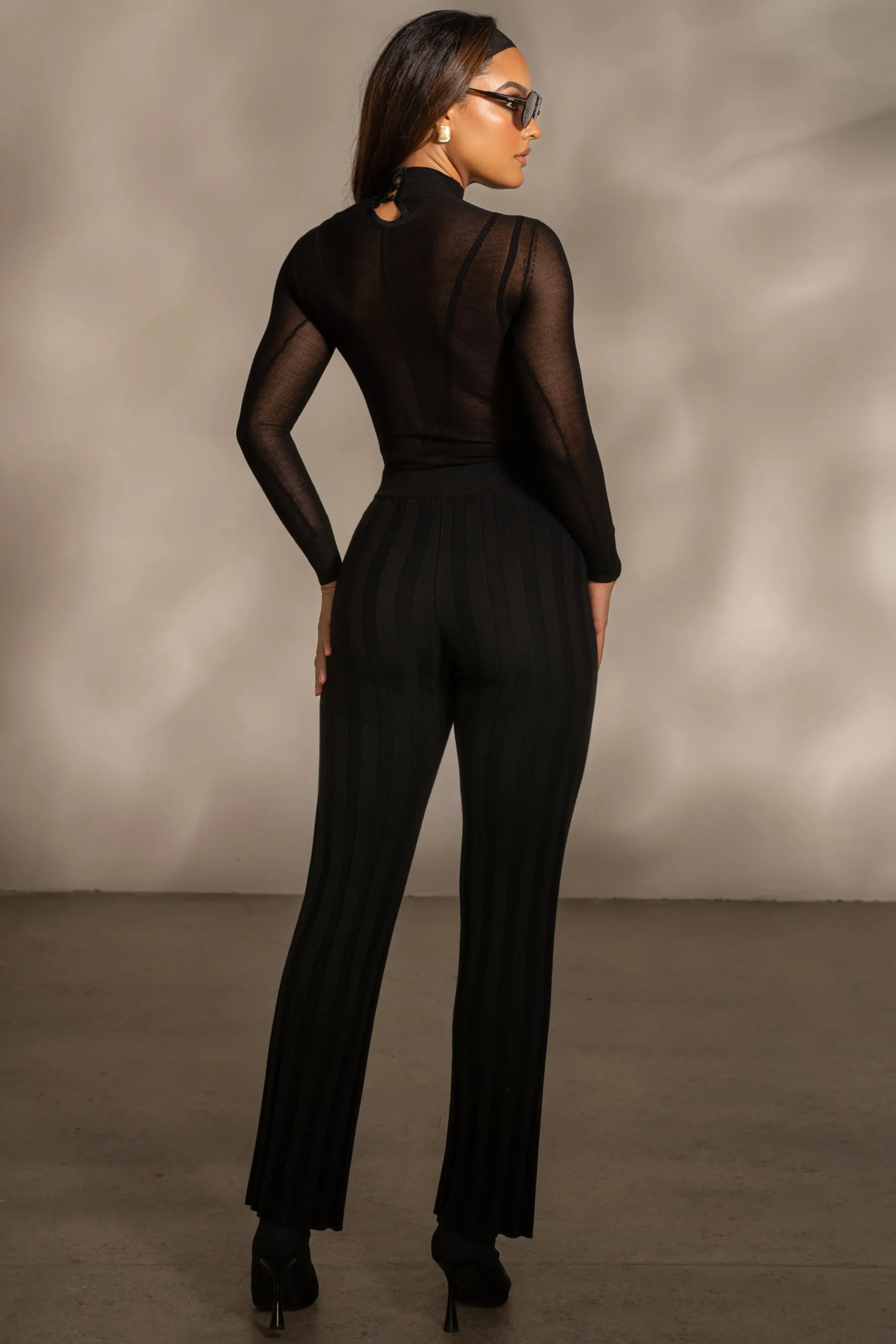 black_darcey_ribbed_pants_8.webp JLUXLABEL Black Darcey Ribbed Pants