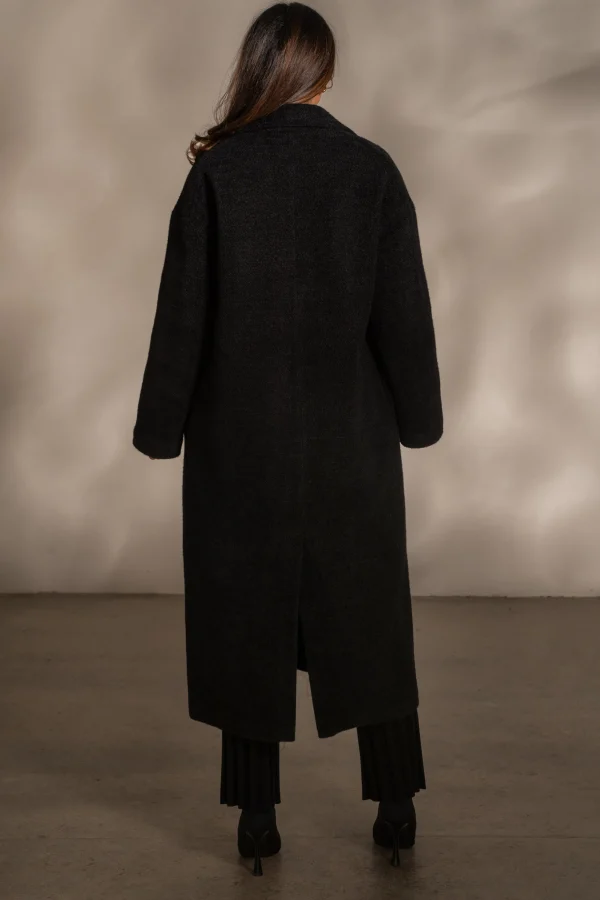 JLUXLABEL Black Dion Oversized Coat