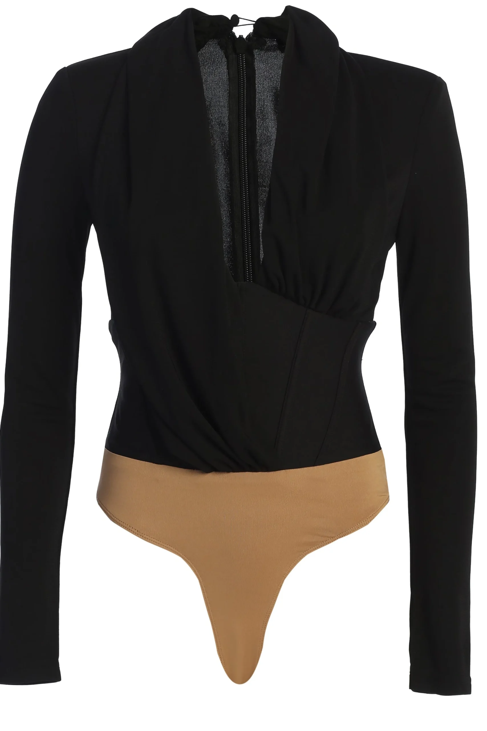 black_drape_corset_bodysu_2.webp JLUXLABEL Black Drape Corset Bodysuit