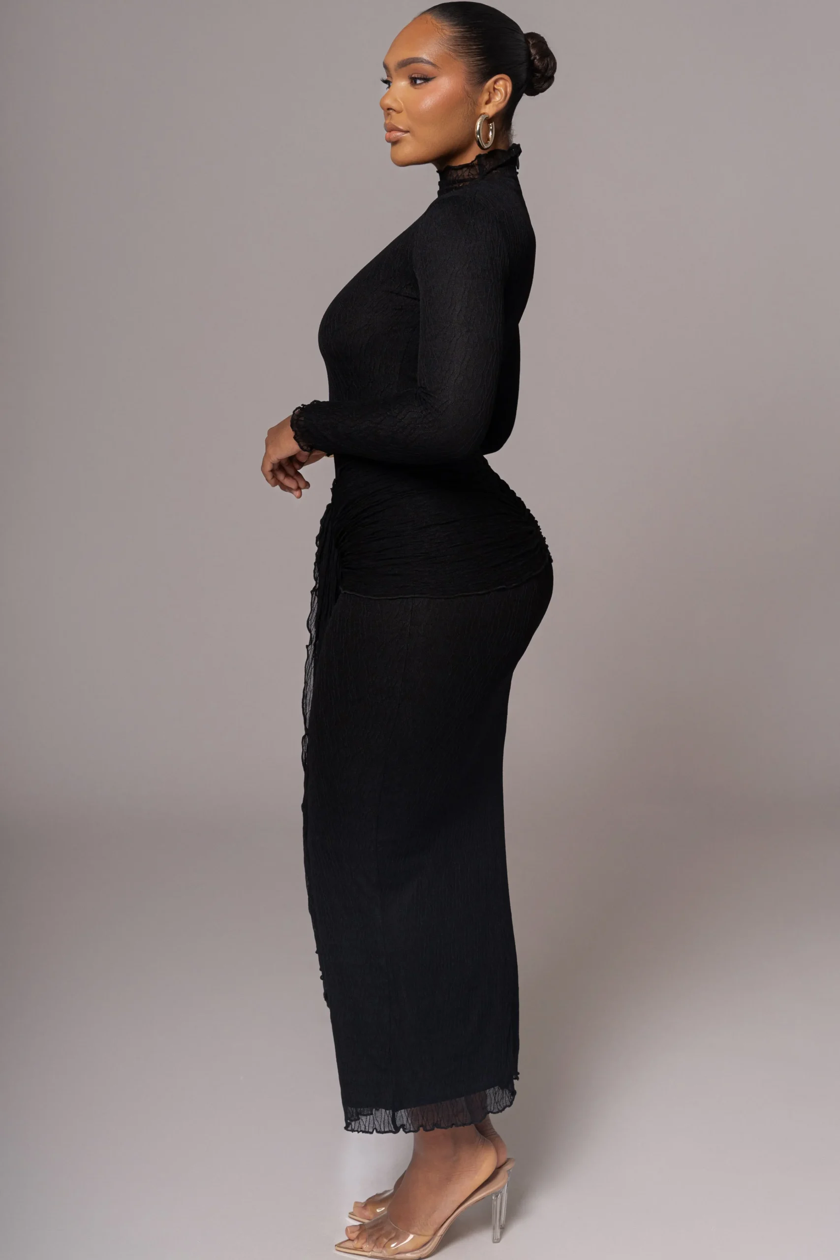 black_drape_mock_neck_dre_6.webp JLUXLABEL Black Drape Mock Neck Dress