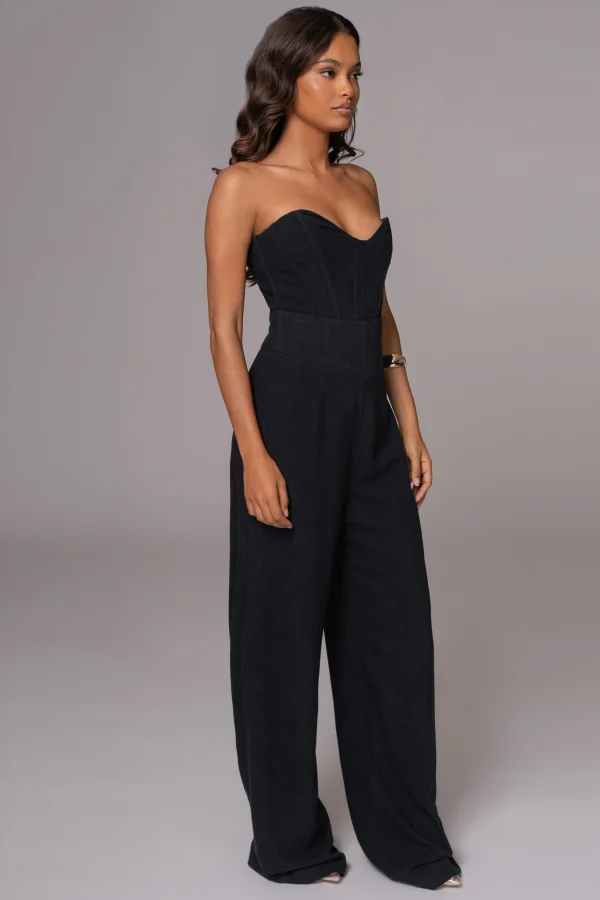 JLUXLABEL Black Explorer Linen Pants