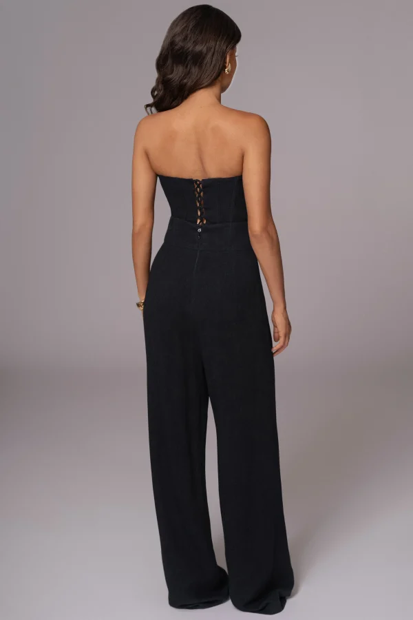 JLUXLABEL Black Explorer Linen Pants