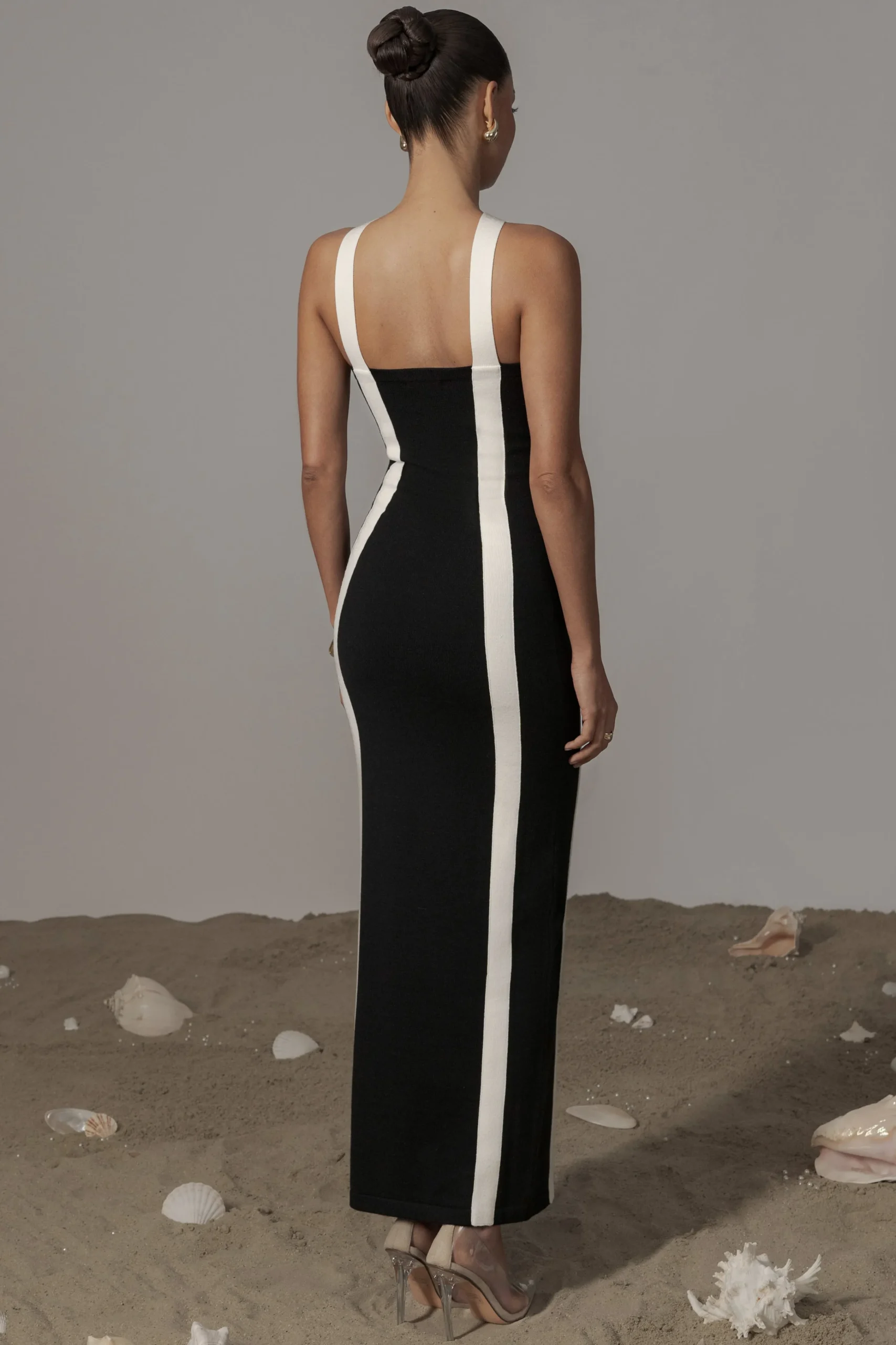 black_fabiola_contrast_ma_9.webp JLUXLABEL Black Fabiola Contrast Maxi Dress