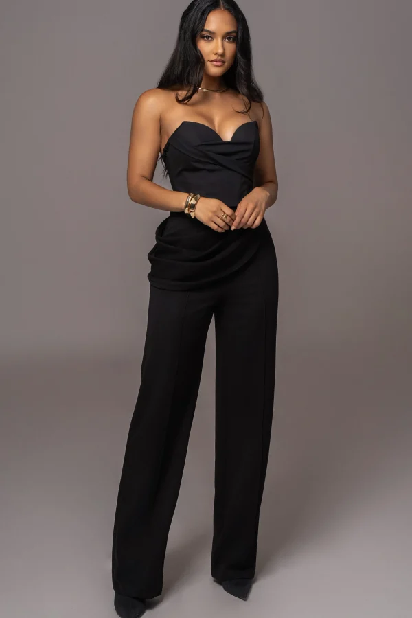 JLUXLABEL Black Falling For You Corset