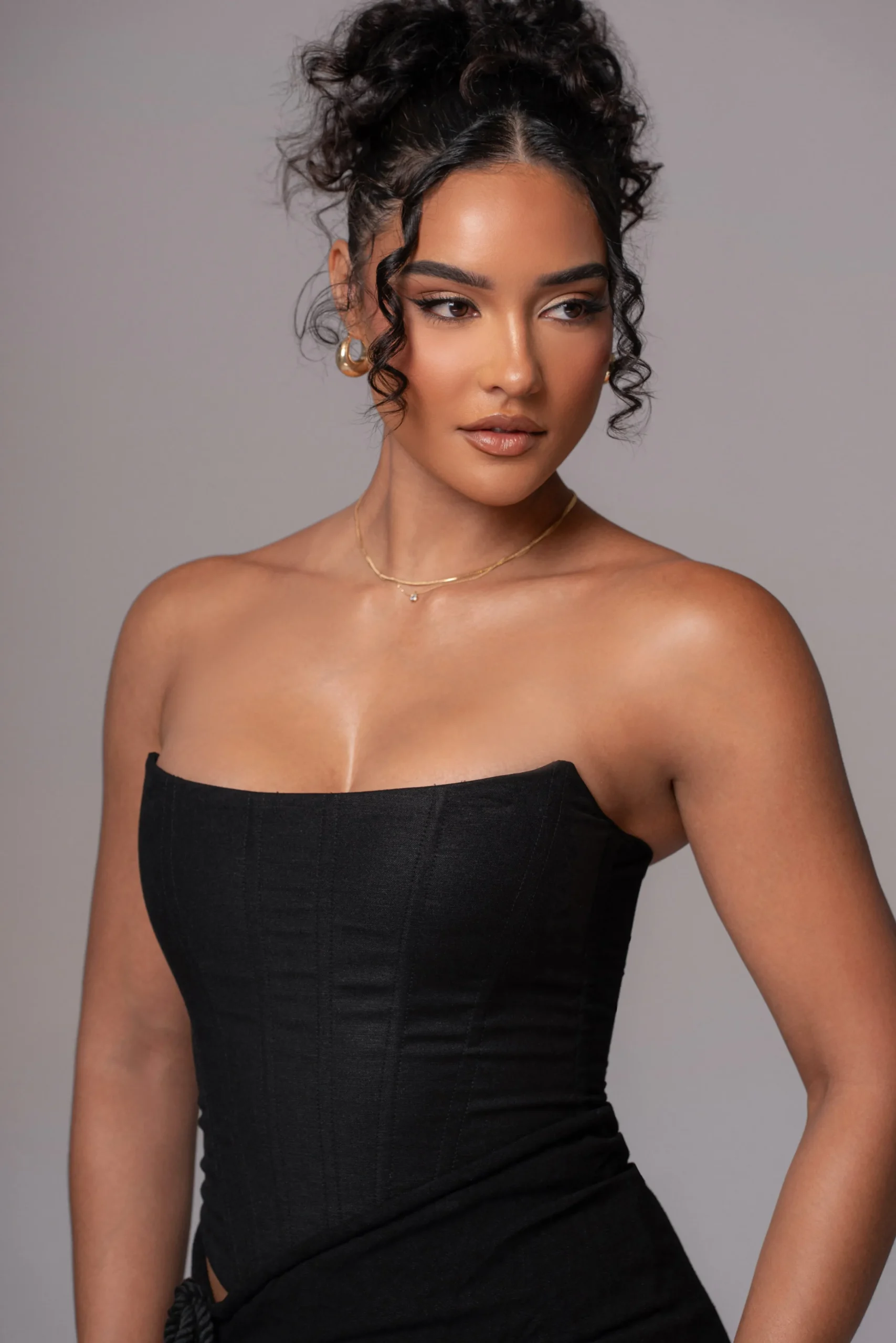 black_fenix_reversible_li_2.webp JLUXLABEL Black Fenix Reversible Linen Corset