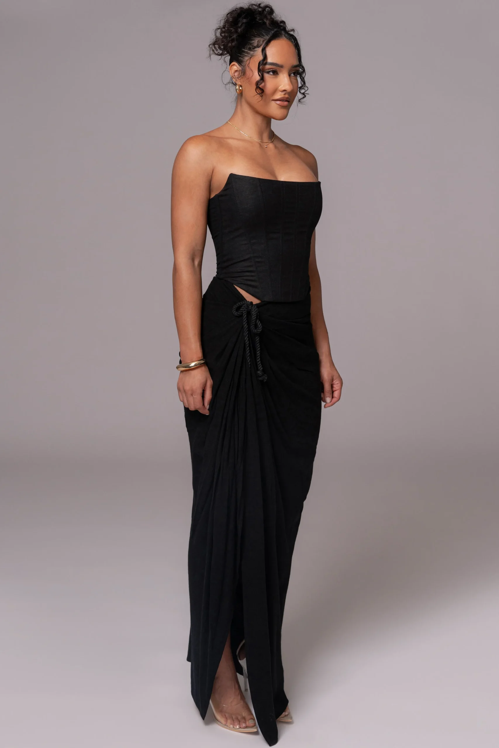 black_fenix_reversible_li_5.webp JLUXLABEL Black Fenix Reversible Linen Corset